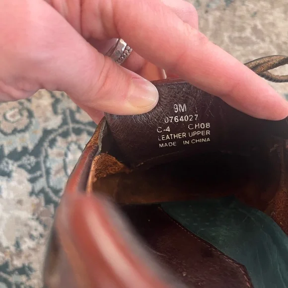 Sperry Men's Dark Brown Leather Boat Shoes - Picture 5 of 5